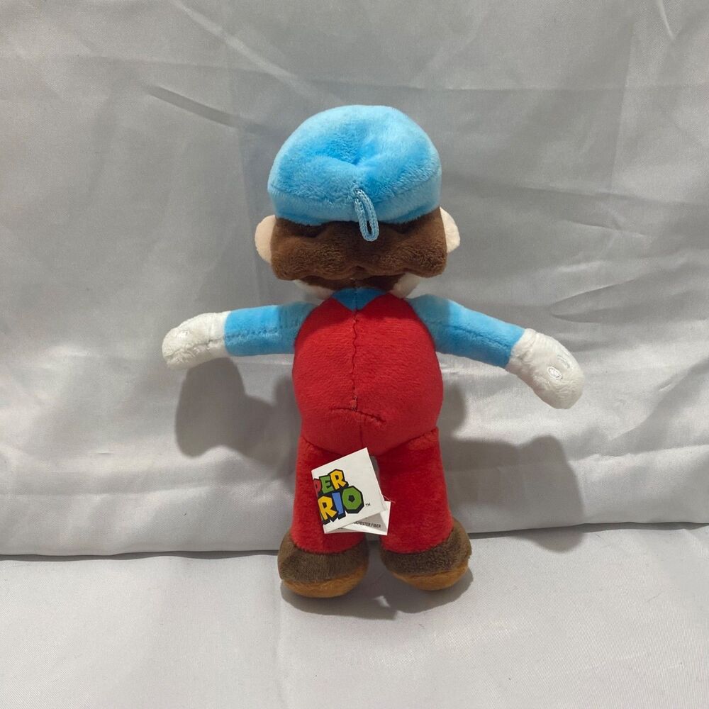 Good Stuff Super Mario Ice Mario Plush Stuffed Toy 8” Blue White 2023 - Picture 3 of 7